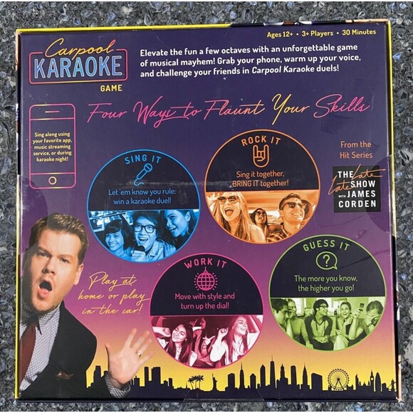 Carpool Karaoke Game from The Late Late Show with James Corden * SEALED * - Picture 3 of 4